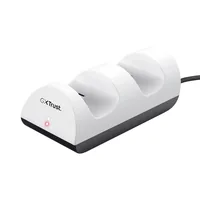 Trust Ladestation GXT 254 Zweifach-Ladedock für PS5 - Plattform: PlayStation 5 - Schnittstellen: USB Typ C - Detailfarbe: Weiss
