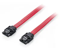 Equip SATA-Kabel 7-Pin->7-Pin 6Gbps 1.00m rot PVC Polybeutel