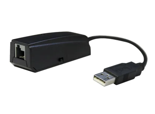 Thrustmaster T.RJ12 USB Adapter - Verbindungsmöglichkeiten: USB - Plattform: PC - Controller Typ: Bewegungscontroller - Detailfarbe: Schwarz
