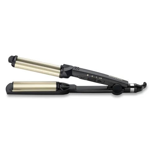 Babyliss Welleneisen Easy Waves C260E Titan-Keramik Schwarz - Lockenstyler-Typ: Lockenstab - Ionentechnologie: Keine Angaben - Anwender: Damen