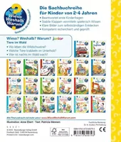 Ravensburger Kinder-Sachbuch WWW junior: Tiere im Wald - Sprache: Deutsch - Altersempfehlung ab: 2 Jahren - Einband: Hardcover - Anzahl Seiten: 16 - Thema: Entdecken und Wissen - Altersgruppe: Kleinkinder