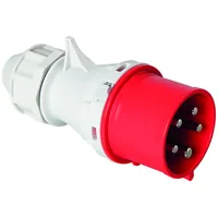 STEFFEN Montagestecker CEE 32/5 IP44 - Detailfarbe: Rot - Stromanschluss Seite A: CEE 32-5 - Schalter: Nein - Stromanschluss Seite B: Schraubklemme - Typ: Montagestecker