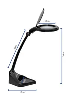 MAUL LED Lupenleuchte Iris dimmbar schwarz