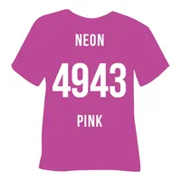 Poli-Tape Aufbügelfolie Poli-Flex turbo, 30.5 x 122 cm, Neon Pink - Geeignet für Drucker: Nein - Detailfarbe: Neonpink - Aussenanwendung: Nein - Selbstklebend: Nein - Folien Effekt: Matt - Format: 30.5 x 122 cm