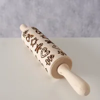 Boltze 2069326 rolling pin Beech Textured surface 60 mm