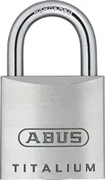 Abus Vorhängeschloss 64TI/25 Silber Aluminium - Schlossart: Schlüssel - Set: Nein - Aussenanwendung: Ja