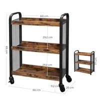 Vasagle Serving Cart On Wheels