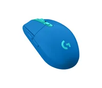 Logitech Gaming-Maus G305 Lightspeed - Maus Features: Ein-/Ausschalter - Scrollrad - Bedienungsseite: Universal - Detailfarbe: Blau - Gewicht: 99 g - Verbindungsart: Kabellos - Schnittstelle: USB-A