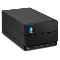 LaCie 2big Dock v2 boîtier de disques 60 To Bureau Noir