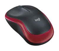 Logitech M 185 Cordless Notebook Mouse USB schwarz / rot