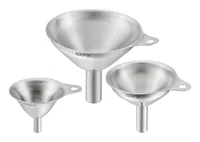 GEFU Trichter Versare 3-teilig, Edelstahl - Material: Edelstahl - Verpackungseinheit: 1 Stück - Detailfarbe: Edelstahl