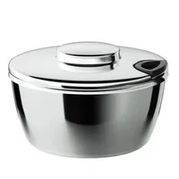 Moha Salatschleuder Prestige 24 cm, Silber - Material: Edelstahl 18/10 - Detailfarbe: Silber - Spülmaschinenfest: Ja - Durchmesser: 24 cm - Systemart: Drehsystem