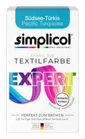 Simplicol Textilfarbe Expert Südseetürkis, 150 g - Art: Textilfarbe - Detailfarbe: Türkis - Set: Nein - Verpackungseinheit: 1 Stück