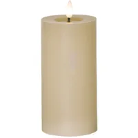 Star Trading LED-Kerze Flamme Flow, Beige - Betriebsart: Batteriebetrieb - Fernbedienung: Nein - Aussenanwendung: Nein - Höhe: 17.5 cm - Timerfunktion: Ja - Set: Nein