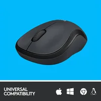 Logitech Maus M220 Silent , kabellos - Maus-Typ: Standard - Maus Features: Ein-/Ausschalter - Silent-Tasten - Scrollrad - Bedienungsseite: Universal - Detailfarbe: Schwarz - Verbindungsart: Kabellos - Schnittstelle: USB-A