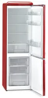 Trisa Kühl-Gefrierkombination Frescolino Classic 300 Rot - Energieeffizienzklasse EnEV 2020: E - Bauart: Freistehend - Einbaunormen: Keine - Nutzinhalt Kühlen: 216 l - Gefrierfach Klassifizierung: 4 Sterne - Nutzinhalt Gefrieren: 84 l