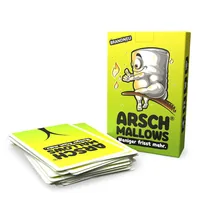 Denkriesen Kartenspiel Arschmallows (DE) - Sprache: Deutsch - Kategorie: Kartenspiel - Altersempfehlung ab: 9 Jahren - Spieldauer: 30 min - Min. Anzahl Spieler: 2 - Max. Anzahl Spieler: 6