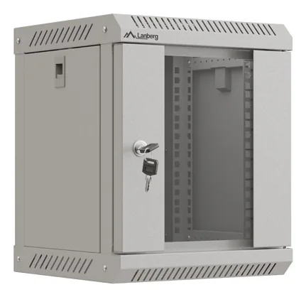 LANBERG 10"" 6U 300x300 Wandgehäuse Glastür FlatPack gr
