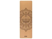KOOR Yogamatte Kork, 183 x 61 x 0.4 cm - Breite: 61 cm - Eigenschaften: Keine Eigenschaft - Länge: 183 cm - Dicke: 0.4 cm - Farbe: Braun - Sportart: Fitness - Alle Sportarten