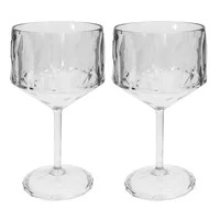 Koziol Cocktailglas Superglas Club No. 15, 400 ml, 2 Stück - Material: Kunststoff - Höhe: 19.2 cm - Volumen: 400 ml - Glas Typ: Cocktailglas - Verpackungseinheit: 2 Stück - Detailfarbe: Transparent