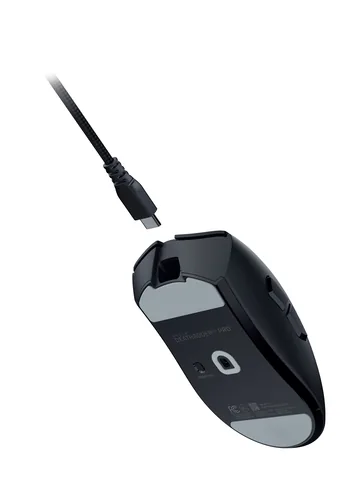 Razer Gaming-Maus DeathAdder V4 Pro - Bedienungsseite: Rechtshänder - Maus Features: Programmierbare DPI-Einstellung - Programmierbare Tasten - Scrollrad - Seitliche Zusatztasten - Detailfarbe: Schwarz - Gewicht: 56 g - Schnittstelle: USB-C - Maximale Emp