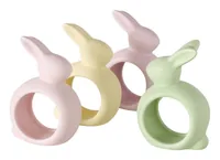 Boltze Serviettenring Mercy 4-teiliges Set - Material: Keramik - Produkttyp: Serviettenring - Detailfarbe: Mehrfarbig