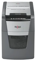 Rexel Optimum AutoFeed+ 100M P-5 - Vernichtbare Aktentypen: Papier - Heftklammern - Kreditkarten - Büroklammern - Schnittart: Microschnitt - Sicherheitsstufe: 5 - Schnittausgabe: 2 x 15 mm - Blattkapazität: 100 Seiten - Zufuhrautomatik: Ja