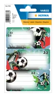 Herma Stickers Schuletiketten Street Soccer 3 Blatt / 9 Sticker - Produkttyp Bucheinbandprodukte: Schuletiketten - Detailfarbe: Grün