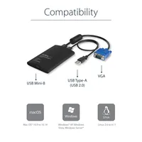 StarTech KVM Console to Laptop USB 2.0 Portable Crash Cart Adapter with File Transfer & Video Capture - Portable KVM Console