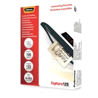 FELLOWES Laminiertasche 75x105mm 5306901 glanz, 125my 100 Stk