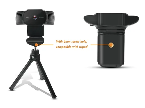 CONCEPTRONIC Webcam USB-A2.0 72 1080P 30Hz FullHD Mikro sw