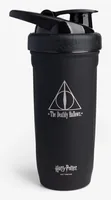 Smartshake Smartshake Reforce The Deathly 900 ml, Schwarz - Material: Edelstahl - Nachhaltigkeit: BPA-Frei - Spülmaschinenfest: Ja - Verschlusstyp: Schraubverschluss - Farbe: Schwarz - Für Kinder: Keine Angaben