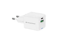 CONCEPTRONIC Ladegerät 2Port GaN USB-C-A 20WPD3.0PPS ws