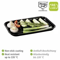 Wenko Grillschale Luca 34 x 24 cm - Breite: 34 cm - Länge: 24.5 cm