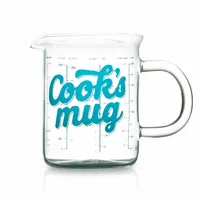 ThumbsUp! Tasse ""Cooks"" Messbecher 500ml transparent