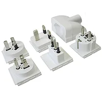 STEFFEN Reiseadapter CH – World - Anzahl Pole: 3-polig (geerdet) - USB Ladeanschluss: 0 - Adapter Dose: Schweiz - Adapter Stecker: World