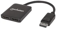 MANHATTAN Splitter 2-Port Display-Port mit MST 4K30HZ