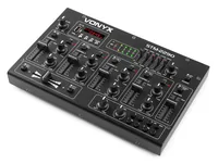 Vonyx DJ-Mixer STM-2290 - Anzahl Kanäle: 8 - Signalverarbeitung: Analog/Digital - Bauform: Pultform
