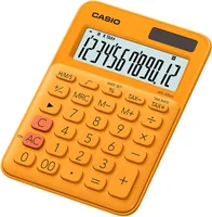 CASIO Mini Taschenrechner MS-20UC-RG-S 12-stellig orange
