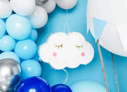 PartyDeco Pinata - Cloud, 50x32x9cm