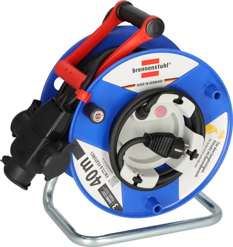 Brennenstuhl 1188380301 bobina avvolgicavo 3 presa(e) AC 38 m
