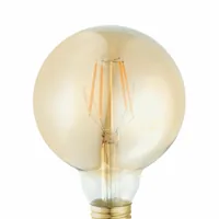 EGLO Leuchten Lampe 4 W E27 Warmweiss - Energieeffizienzklasse EnEV 2020: F - Lampensockel: E27 - Farbtemperatur Kelvin: 2200 K - Gesamtleistung: 4 W - Dimmbar: nicht dimmbar - Zusätzliche Ausstattung: Keine