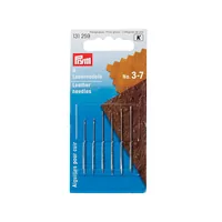 Prym Ledernadel Nr. 3-7, 6 Stück - Produkttyp: Ledernadel - Detailfarbe: Silber