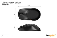 be quiet! Dark Perk Ergo Gaming Maus kabellos schwarz