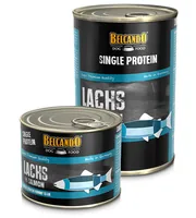 Belcando Nassfutter Single Protein Lachs, 200g - Tierbedürfnis: Kein besonderes Bedürfnis - Geschmacksrichtung: Fisch - Zertifikate: Keine Zertifizierung - Fleischsorte: Lachs - Futtereigenschaft: Getreidefrei - Ohne künstliche Zusätze - Single Protein - 