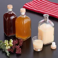 relaxdays Einmachflasche 500 ml, 6 Stück - Produkttyp: Einmachflasche - Detailfarbe: Transparent - Set: Nein - Verpackungseinheit: 6 Stück - Volumen: 500 ml - Stapelbar: Nein