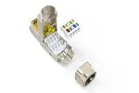DIGITUS Feldstecker CAT 8.1 geschirmt werkzeugfreie Montage