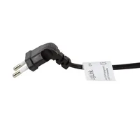 Logilink Netzkabel Euro Stecker90IEC Stecker900,75m bk