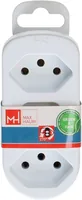 Max Hauri Abzweigstecker ADAPT 3x Typ 13, drehbar Green+Fair 3 - Detailfarbe: Weiss - Schalter: Nein - Steckdosenanzahl: 3 - Ausstattung: drehbar 270° - Steckdose T13 - Kinderschutz: Nein