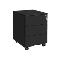 Songmics OFC63BK filing cabinet Steel Black